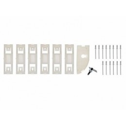 Kit di fissaggio per listelli decorativi per davanzali 67-68