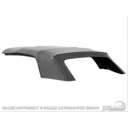 Capote con finestrino in plastica nera 69-70