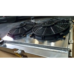 Radiatore con cornice in alluminio con ventole elettriche 24" 67-70