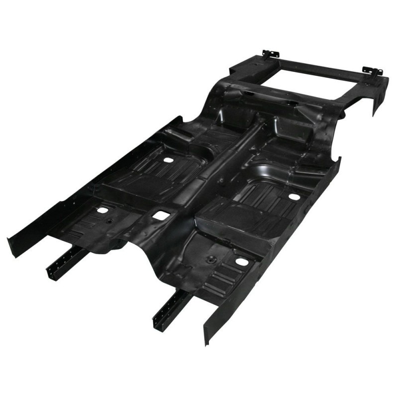 Panel de suelo / suelo de maletero completo con soportes Coupé/Fastback 65-68 Panel de suelo / suelo de maletero completo con soportes Coupé/Fastback 65-68