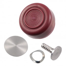 Window crank knob and pin light red 68-73