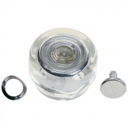 Window crank knob and pin (clear) 68-73