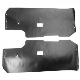 Door panel soundproofing/moisture protection, Fastback 71-73