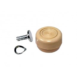 Window Crank Knob and Pin, Parchment 68-73