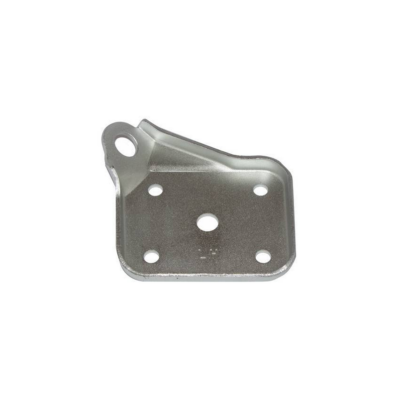 Axle mounting plate for spring, left 64-66