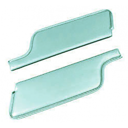 Sun visors convertible aqua turquoise 67-68