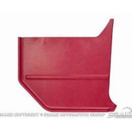 Kick panel footwell trim convertible red 64-66