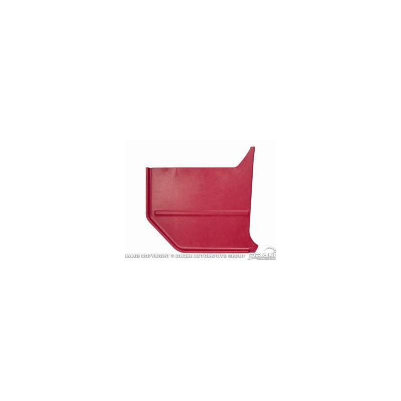 Kick panel footwell trim convertible red 64-66 Kick panel footwell trim convertible red 64-66