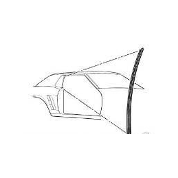 Right triangle window seal, Coupe/Cabrio 70-73