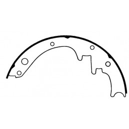 Bremsbacken Trommelbremse hinten Porterfield R6 (170-200) 9x1 3/4" 64-70
