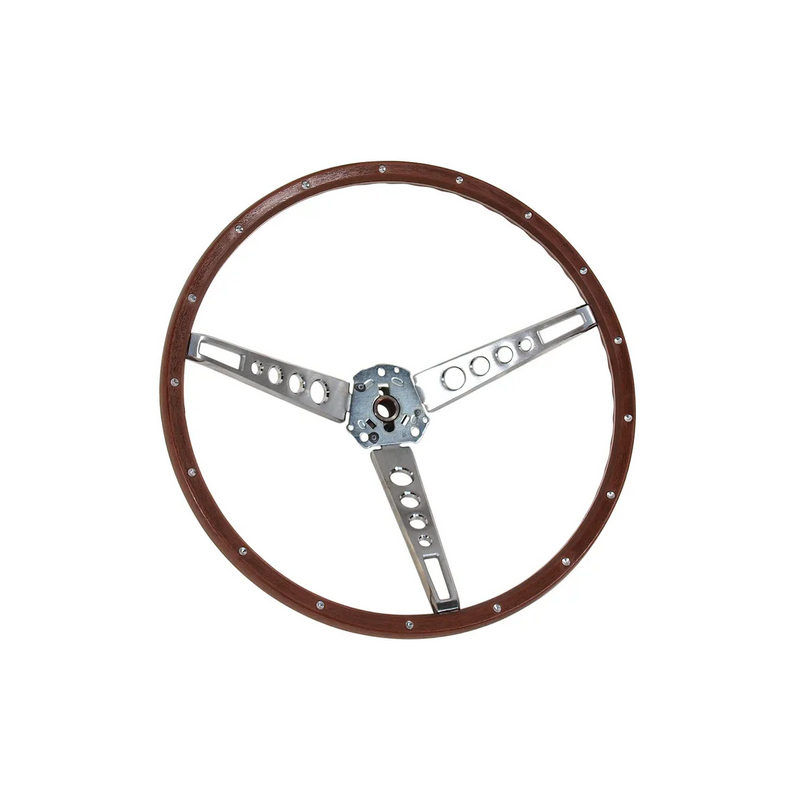 Deluxe Woodgrain 67 Steering Wheel Without Equipment