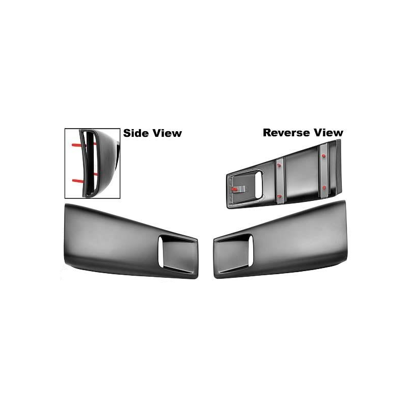 Air scoop Shelby C-Pillars (paire), 67-68 Fastback