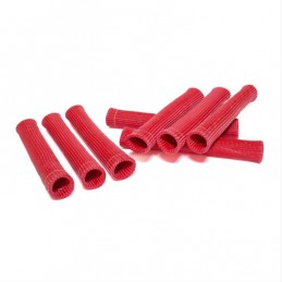 Capac cablu aprindere 8 bucati, rosu 64-73