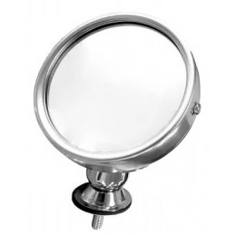 Eleanor exterior mirror, bullet, chrome + satin 64-73