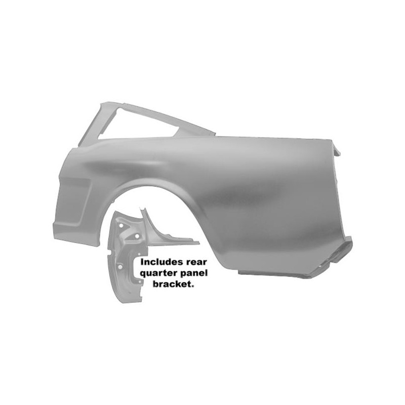 Fastback guardabarros completo, izquierdo 64-66 Fastback guardabarros completo, izquierdo 64-66