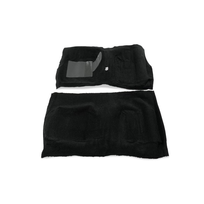 Covor de podea Fastback, negru 69-70