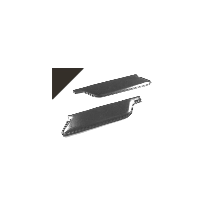 Black sun visors, Cabrio 64-66 Black sun visors, Cabrio 64-66