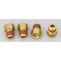 Pinza adattatore Wilwood da 1/ 8 NPT a tubo flessibile 3/ 8-24, 64-73