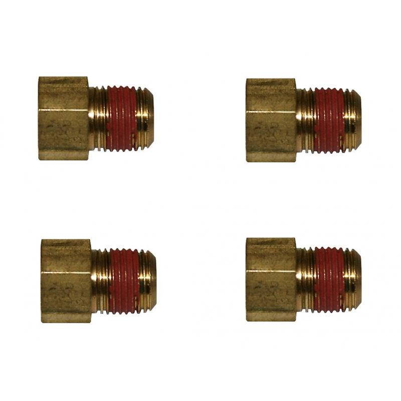 Pinza adattatore Wilwood da 1/ 8 NPT a tubo flessibile 3/ 8-24, 64-73 Pinza adattatore Wilwood da 1/ 8 NPT a tubo flessibile 3/ 8-24, 64-73