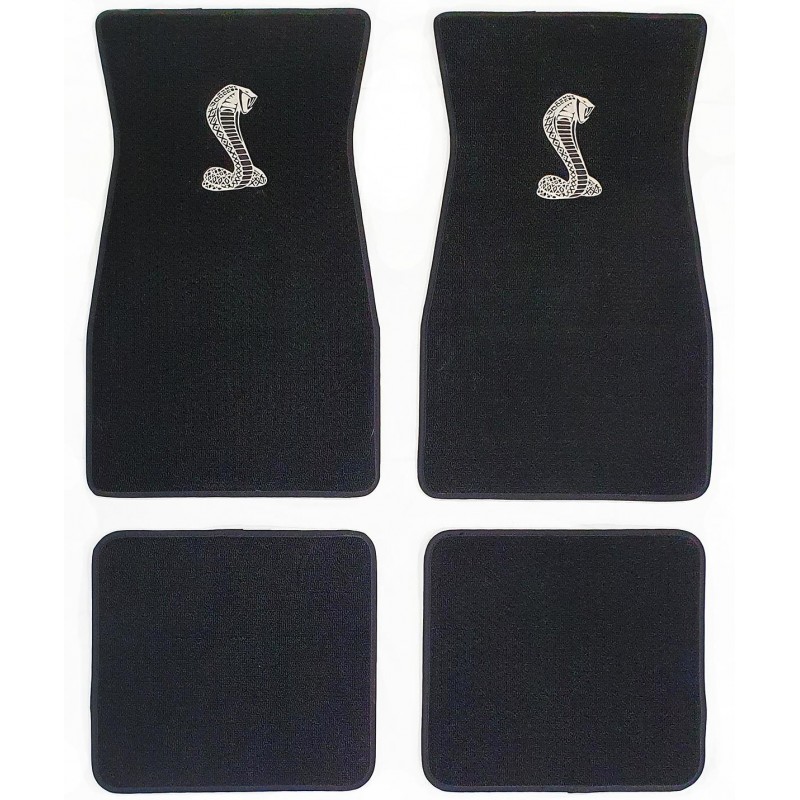 Cobra Car Mats, Black 64-73