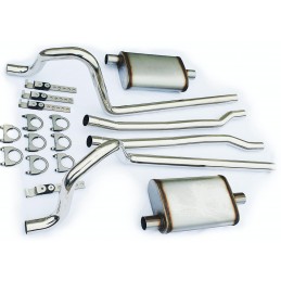 Sistema di scarico inox 2" V8 64-70