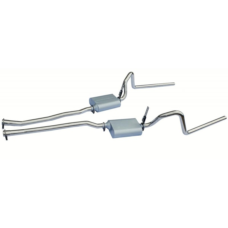 Impianto di scarico 2" in acciaio inox V8 Flowmaster stile 64-70 Impianto di scarico 2" in acciaio inox V8 Flowmaster stile 64-70