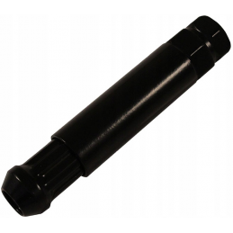 Piulițe pentru jantă 1/2" înguste, 20 buc + cheie - neagră