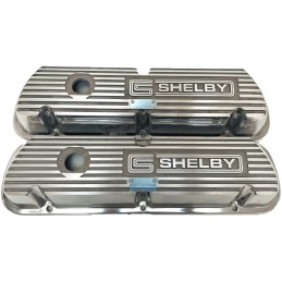 Ventildeckel 289 302 351W argento "Shelby" 64-73