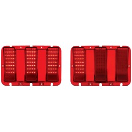 67-68 LED Tail Lights Sequential Pair