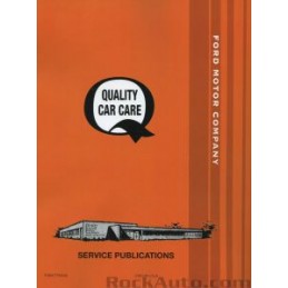 Manuale d'officina Mustang 1966