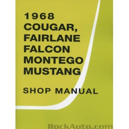 Manuale d'officina Mustang 1968