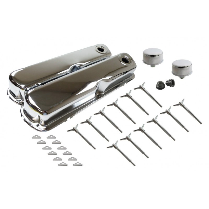 Kit di finitura cromato 289 302 351W Ventildeckel 64-73 Kit di finitura cromato 289 302 351W Ventildeckel 64-73