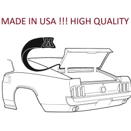 Trunk seal Fastback USA 69-70