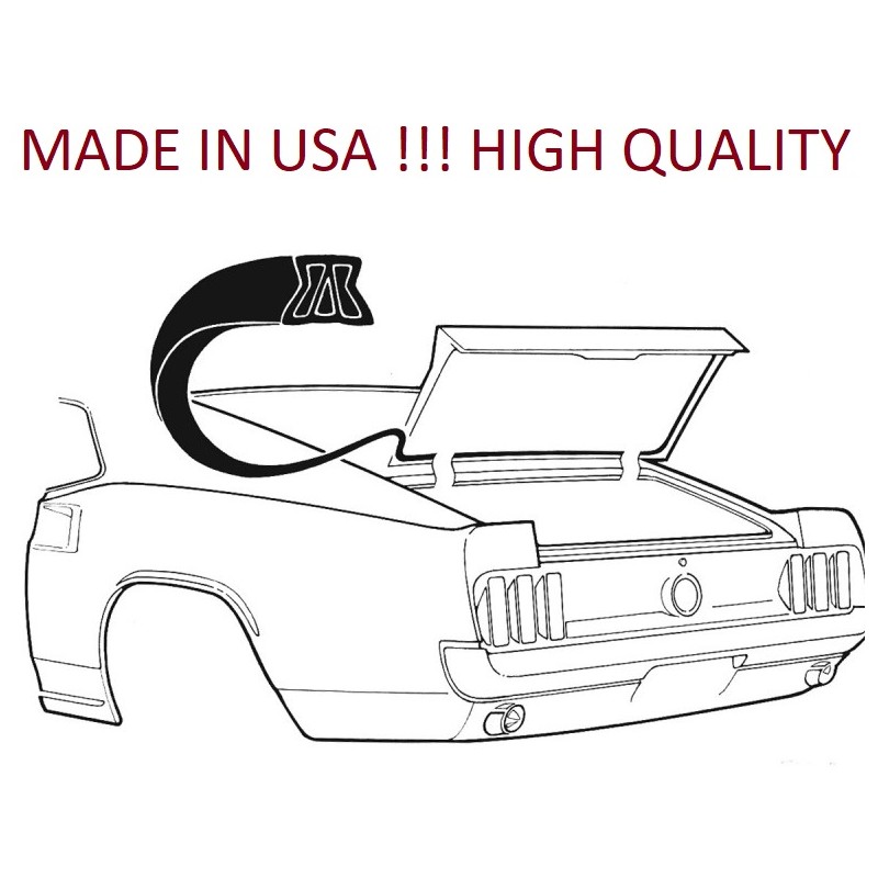 Trunk seal Fastback USA 69-70