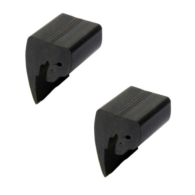 Rubber damper fender to wind deflector (pair) 69-70