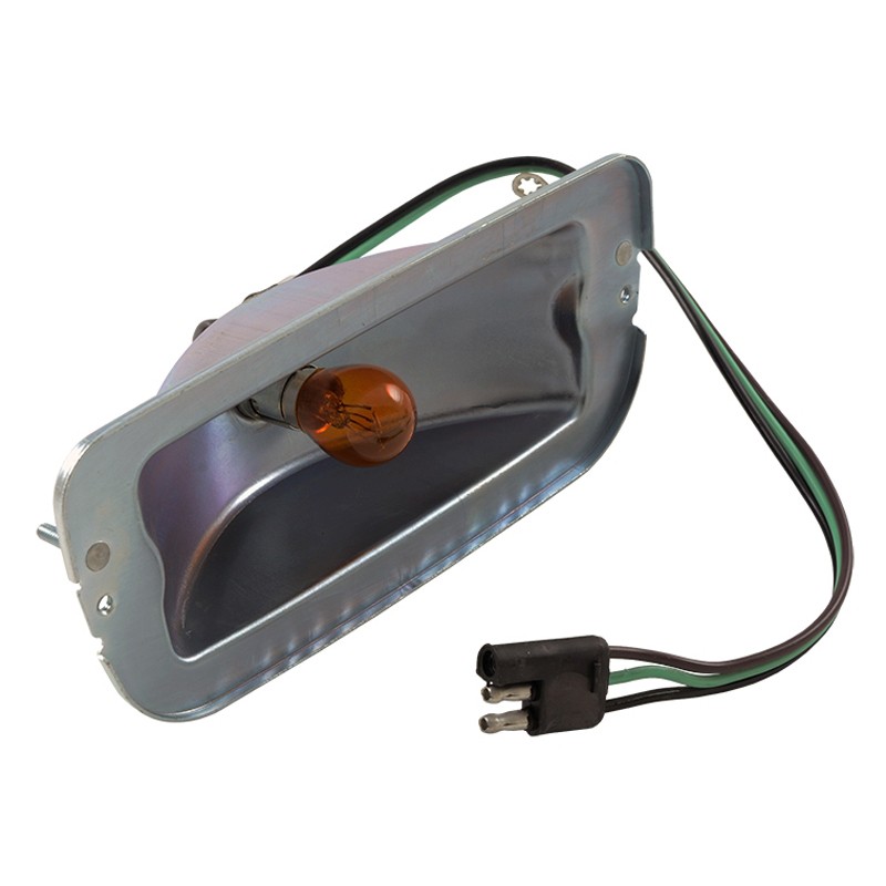 Indicatore / luce di posizione Shelby sinistra o destra 69-70 Indicatore / luce di posizione Shelby sinistra o destra 69-70
