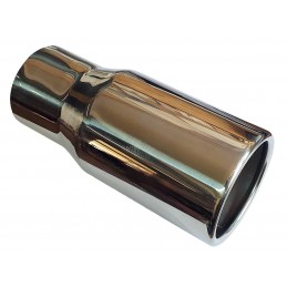 Trim di scarico 3" per scarico dritto da 2,25" in acciaio inox