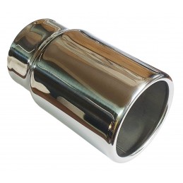 Exhaust cover 2.75" for 2.5" exhaust straight stainless steel