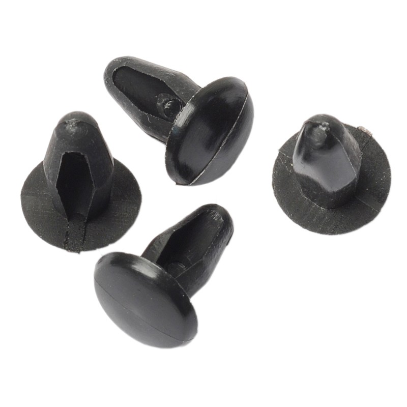 Retaining clips door seal - black (4 pieces) 65-68 Retaining clips door seal - black (4 pieces) 65-68
