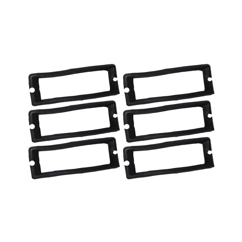 Garnituri cromate pentru faruri spate, 6 buc. 67-68