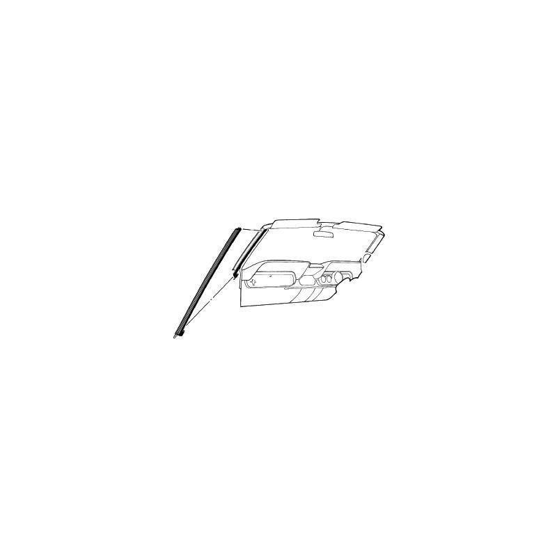 A-pillar gasket, Cabrio, LH 69-70 A-pillar gasket, Cabrio, LH 69-70