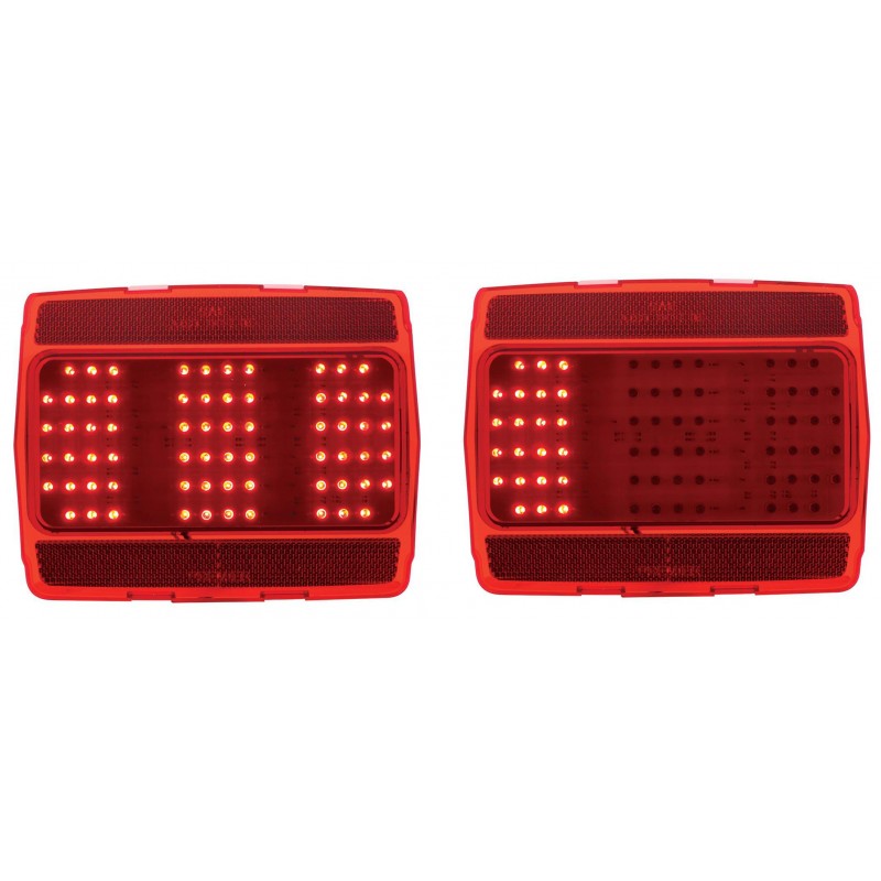 Rear lamps 64-66 LED Sequential, pair