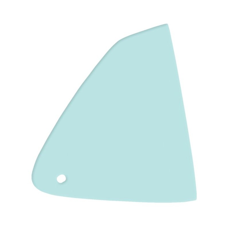 Lentila triunghiulara Fastback, dreapta 69-70, verde