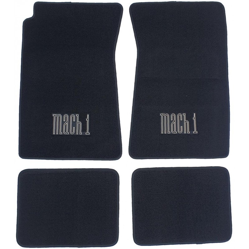 Set tappetini MACH1 nero 69-73 Set tappetini MACH1 nero 69-73