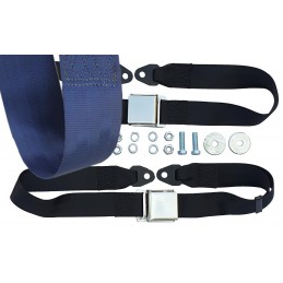 Seat belts dark blue (pair) 65-73