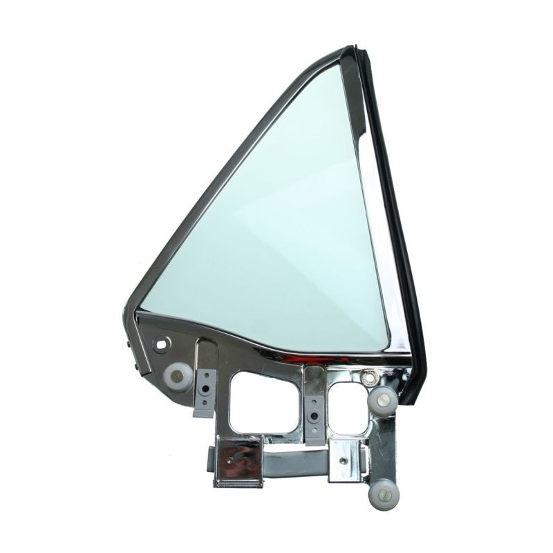 Coupe triangle glass, right 67-68 green Coupe triangle glass, right 67-68 green