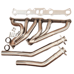 Exhaust manifold for 6-cyl. for 2 exhaust pipes 64-70