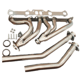 Colector de evacuare pentru 6 cilindri. pentru 2 tevi de evacuare 64-70