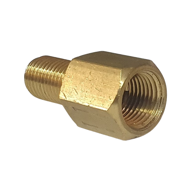Adaptateur conduite de frein petit-grand 3/8" M à 7/16" F 64-73 Adaptateur conduite de frein petit-grand 3/8" M à 7/16" F 64-73