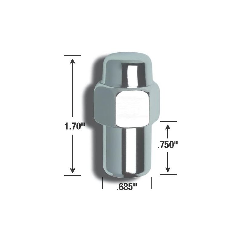 Cragar / Mag Radmuttern 1/2"-20 64-73 Cragar / Mag Radmuttern 1/2"-20 64-73